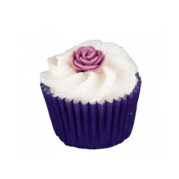 2 Mini Cupcakes "Rose Vintage" fondant pour le bain - Peau sèche - 2x50 gr - Autour du Bain