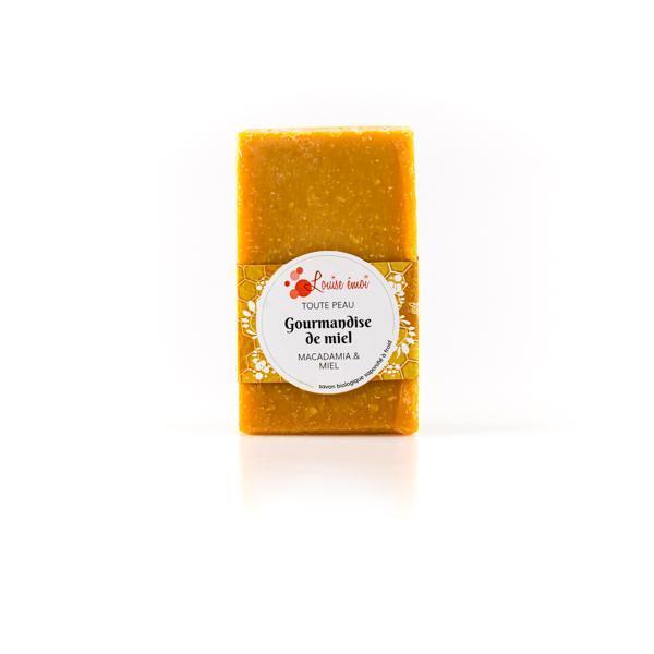 Savon au miel surgras bio "Gourmandise de miel" - Toute peau - Louise émoi - 100 gr