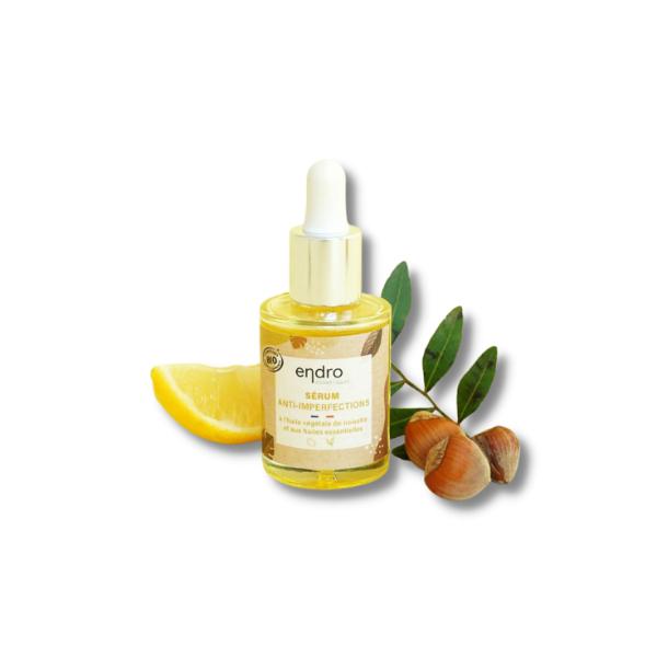 Sérum anti-imperfections bio - Huile de noisette - Peaux à imperfections - Endro - 30 mL